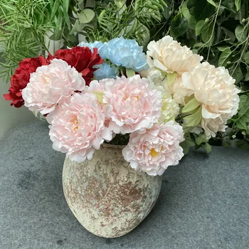 5heads dirbtinis bijūnų puokštės, vestuvių dekoravimas dirbtinės gėlės