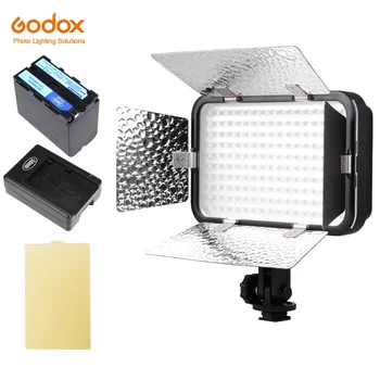 Godox LED170 II LED170 Vaizdo Lemputė Šviesos 170 II VADOVAVO Skaitmeninis Fotoaparatas vaizdo Kamera DV + NP770 4400mAH Baterija + Kroviklis