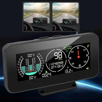 HUD Heads up Display Automobilių Kompasas Inclinometer Transporto priemonių, Visureigiai Autobusai.