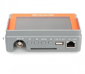 8MP HAINAUT VAIZDO Testeris 4 1 HAINAUT TVI CVI CVBS Analog Camera Security Monitor Su 4,3-Colių LCD Ekranas 5V 2A,12V 1A