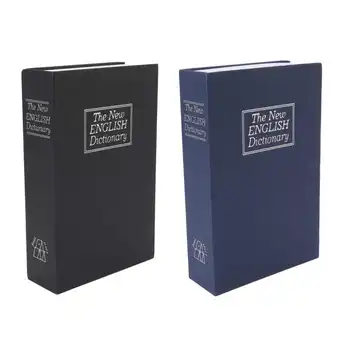 Žodynas Monetos Piggy Bank Nerūdijančio Plieno Realus Rakinama Knygos seifas su pagrindiniais Monetų Saugojimui