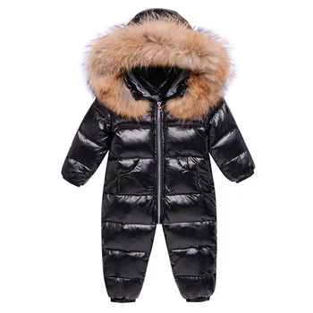 vaikų drabužiai, žieminiai kombinezonai vaikams žemyn striukė berniukui viršutiniai drabužiai kailis storas snowsuit baby girl drabužiai parko kūdikių paltas