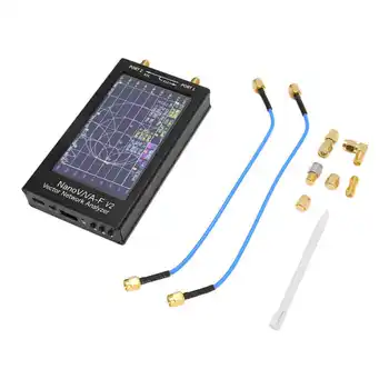 NanoVNA F V2 Vektoriaus Tinklo Analizatorius 4.3 Colių IPS LCD Jutiklinis Ekranas 50kHz‑3000MHz Trumpųjų Bangų Antenos Analizatorius karšto pardavimo