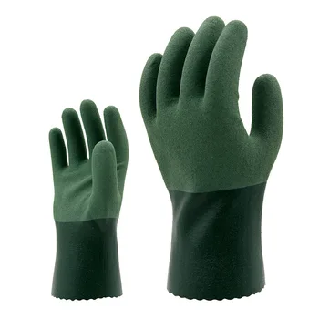 Naujas 2022 nitrilo pirštinės su pamušalu ekologiškos medvilnės guantes trabajo su užkarpa gumines pirštines 2 double/pakete