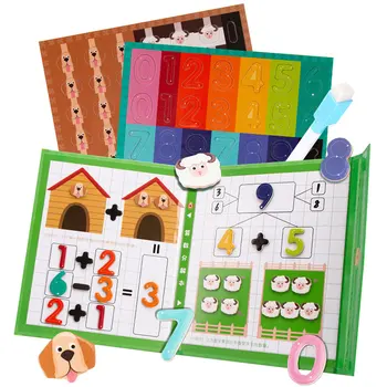 Montessori Numeriai Skilimo Matematikos Žaislai Magnetinio To Ir Atimties Aritmetinis Mokymosi, Mokymo Priemones Švietimo Žaislai