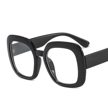 Naujas, modernus didelis langas Europos ir Amerikos asmenybės tendencija aikštė akiniai želė spalvų mados vienodo recepto akiniai