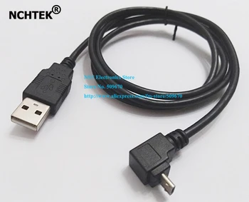 NCHTEK Žemyn Kampu 90 Laipsnių Micro USB Male į USB Įkrovimo Kabelis mobilusis Telefonas ir Planšetinis Apie 1M/Nemokamas siuntimas/1PCS