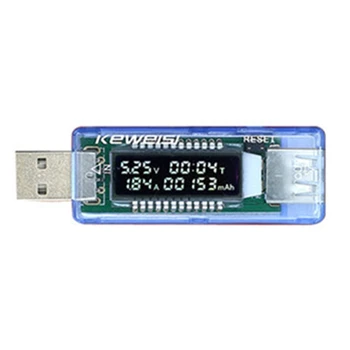 USB Įkroviklis, Testeris Gydytojas Įtampa Srovės Matuoklis Voltmeter Ammeter Baterijos Talpa Testeris Mobiliojo Įgaliojimus Detektorius