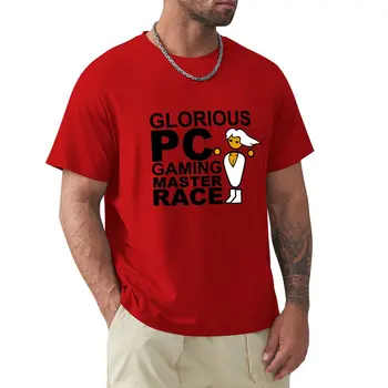 Šlovingą PC Žaidimų Master Race, T-Marškinėliai, greitas džiovinimas, marškiniai anime blondie marškinėliai tees marškinėliai vyrams