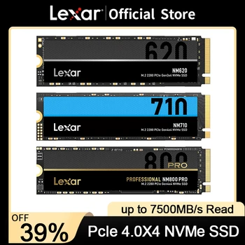 Lexar SSD NVME M2 512 GB 1 TB 2TB 256 GB 500 GB ssd M. 2280 2 PCIe Gen 4.0 Kietojo disko Disko Vidinio Kietojo Disko Nešiojamas/PS5