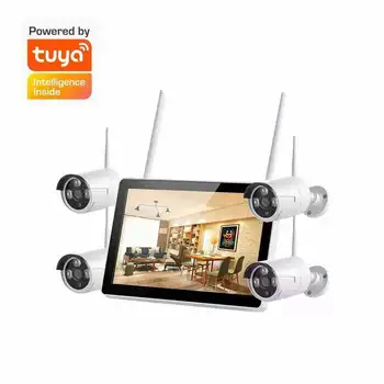 HY-TZ601 Belaidės Stebėjimo Rinkinys, kurių Ekrano 2MP HD Kabelis-Nemokamai Plug Žaisti Mobiliojo Telefono Nuotolinio Stebėjimo NVR Standžiojo Disko Saugojimo