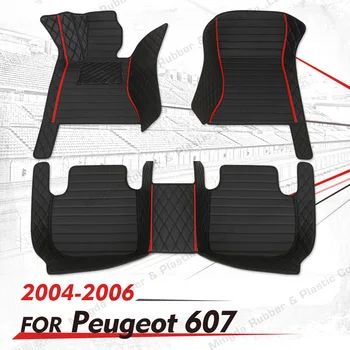 Individualizuotos Automobilių grindų kilimėliai Peugeot 607 2004 m. 2005 m. 2006 auto pėdų Pagalvėlės