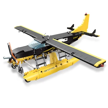 Karinis Sraigtasparnis Modelį, Statyba Blokai Miesto Armijos Orlaivių Plytų Jet Žaislai Berniukams Gimtadienio Dovanos