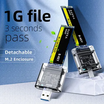 M2 SSD ATVEJU SATA Važiuoklės M. 2 USB 3.0 SSD AdapterHigh spartos SSD Aptvarą SATA M. 2 NGFF SSD 2242 2260 2280 Kortelės Adapteris
