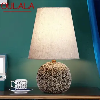 OULALA Dimeris Stalas Stalas Šviesos Šiuolaikinės Keramikos Kūrybinis Lempos Dekoratyvinis Namų Lovos