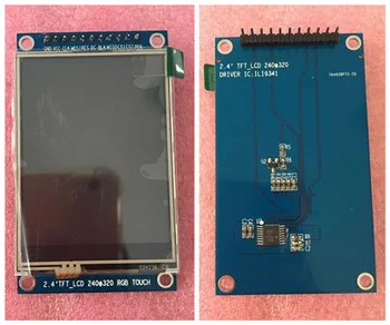 2,4 colių 11PIN SPI HD Spalvų TFT LCD Modulis su lietimui ILI9341 Ratai IC 240*320