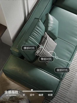 Italijos odos sofos, pirmame aukšte odos kambarį latekso paprasta sofa