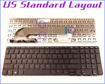 Naujas JAV Išdėstymo Klaviatūra HP PROBOOK 450 G2 470 G2 SN8126 90.4ZA07.L01 6037B0088501 721953-B31 Laptop/Notebook