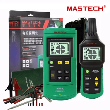 Mastech MS6818 Nešiojamų Profesinės Viela Tracker Metalinis Vamzdis Aptikimo Detektorius Testeris Linijos Sekimo Voltage12~400V