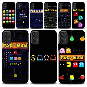 P-Pac-Mans Žaidimas, Telefono dėklas, Skirtas Samsung Galaxy S22 S23 Ultra S20 S21 FE Plius 20 Pastaba Minkštas Viršelis